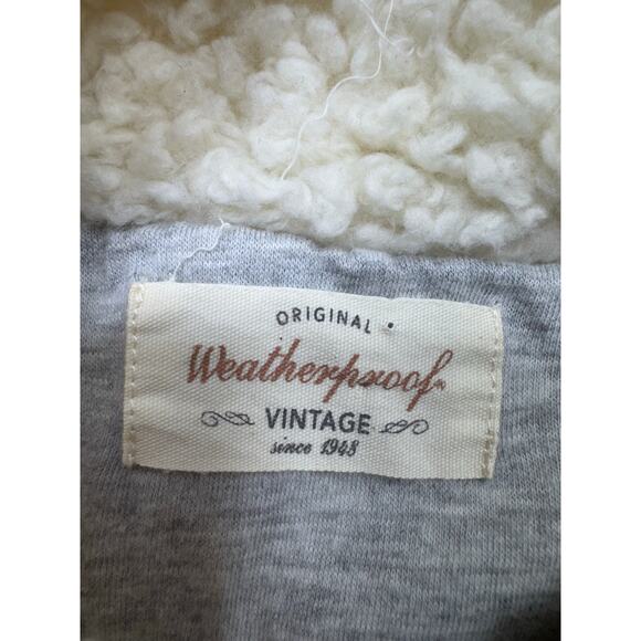 Weatherproof Vintage Cream Sherpa Fleece 1/2 Zip Pullover Women’s Sz M Cozy - Picture 9 of 15